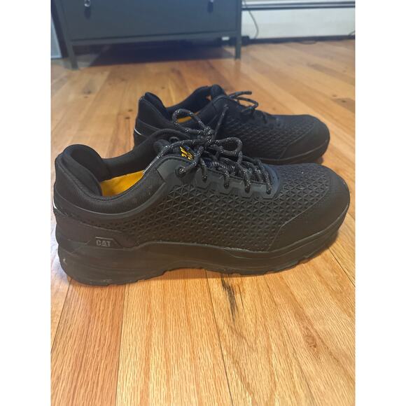 CAT Streamline 2.0 Composite Toe EH Slip Resistant Work Shoes Black Sz 12